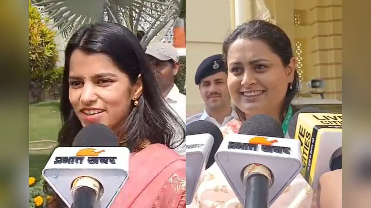 राज्यसभा चुनाव: मैथिली ने पहली बार किया वोट, श्रेयसी ने महागठबंधन के दावों को बताया खोखला