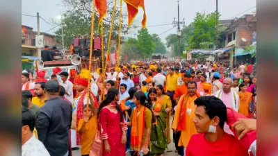 Simdega: श्रद्धा, उल्लास और धूमधाम के साथ मनाया गया रामनवमी का त्योहार