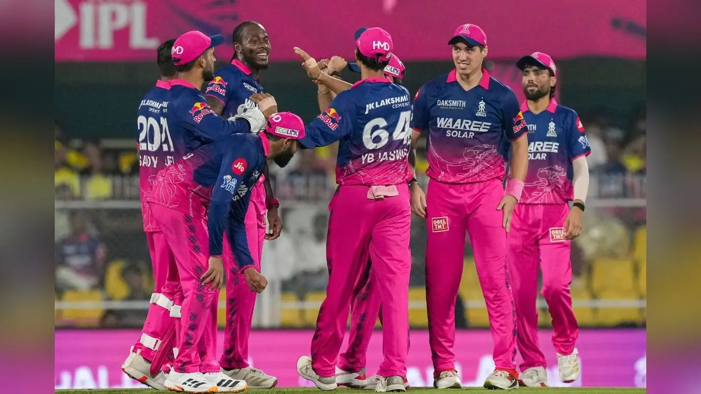 RR vs CSK: 20 ओवर नहीं खेल पाई चेन्नई, 127 रन पर ऑलआउट हुई टीम