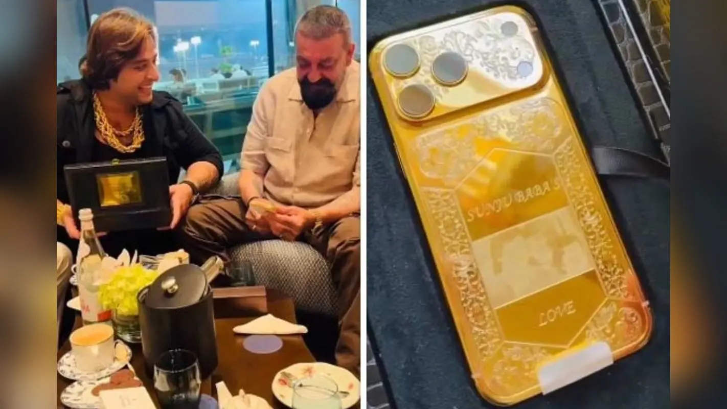 पाकिस्तानी फैन ने ‘संजू बाबा’ को दिया सोने से लिपटा iPhone, गिफ्ट देखकर खिला चेहरा