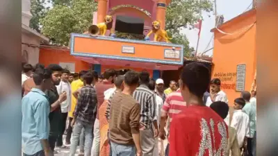 नालंदा के मघड़ा शीतला मंदिर में मची भगदड़, 9 महिलाओं की मौत