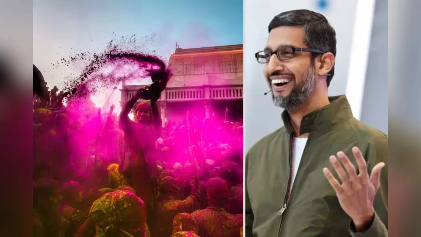 होली पर सुंदर पिचाई का खास पोस्ट, Pixel 8 Pro से क्लिक, जीत लिया दिल