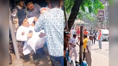 चुनाव से पहले बंगाल में राजनीतिक हिंसा, टीएमसी-बीजेपी के बीच पथराव, जानलेवा हमले का आरोप, देखें Video
