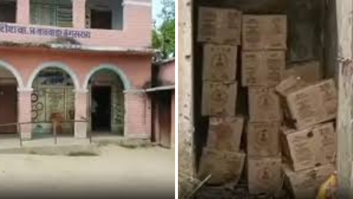 बिहार में स्कूल से नशे में धुत होकर घर लौटा चौथी का छात्र, टॉयलेट में मिला विदेशी शराब का जखीरा
