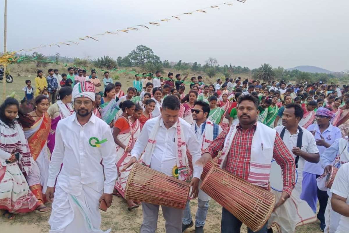 खरसावां में ब्ह जुमुर सह ब्ह मिलन समारोह में झलकी ‘हो’ समुदाय की सांस्कृतिक एकता