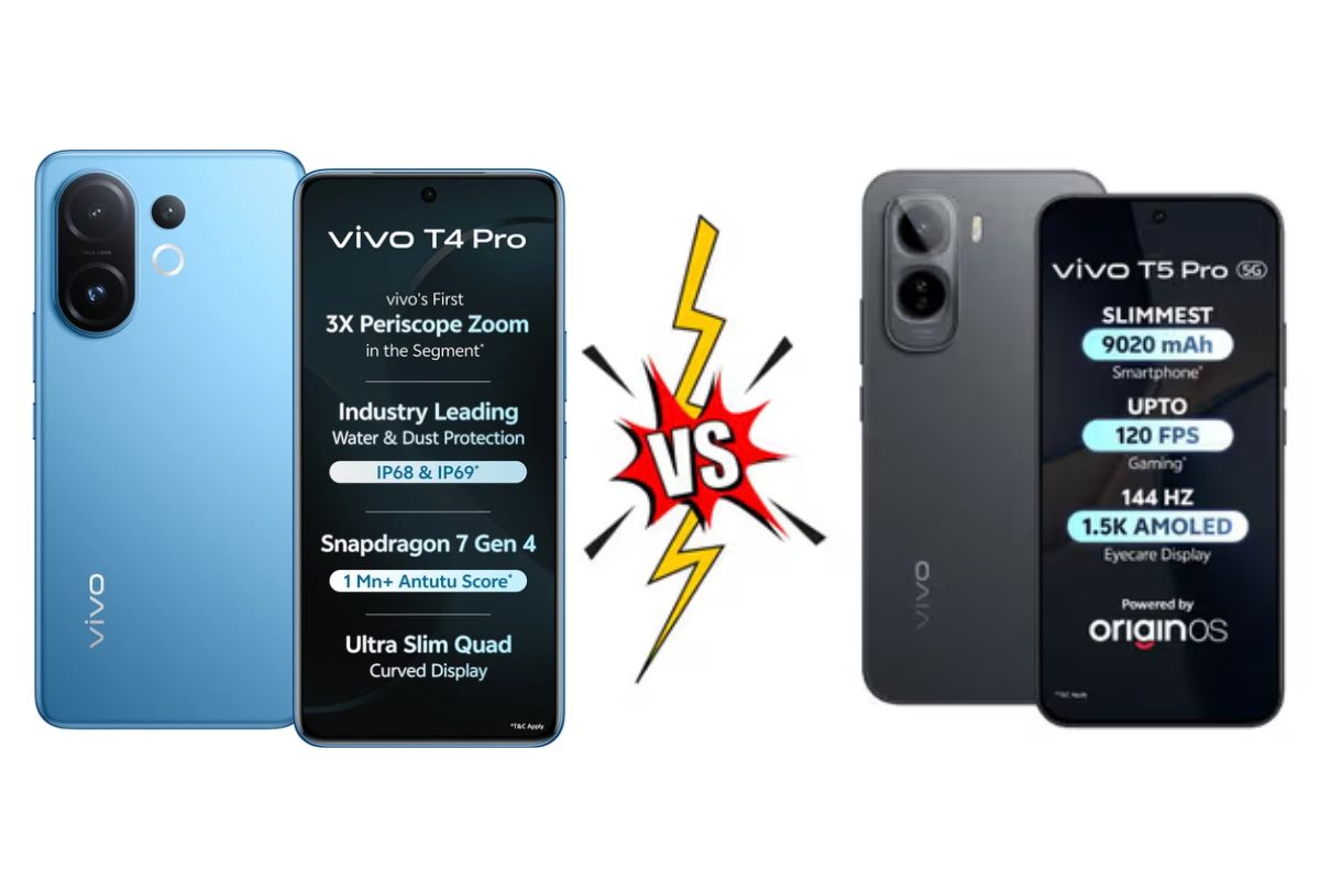 Vivo T5 Pro vs T4 Pro: कैमरा, बैटरी और परफॉर्मेंस में कौन है बेस्ट ऑप्शन?