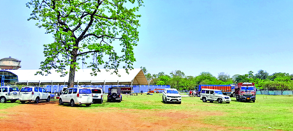 प्रधानमंत्री की रैली के लिए पोलो ग्राउंड पर अभूतपूर्व इंतजाम