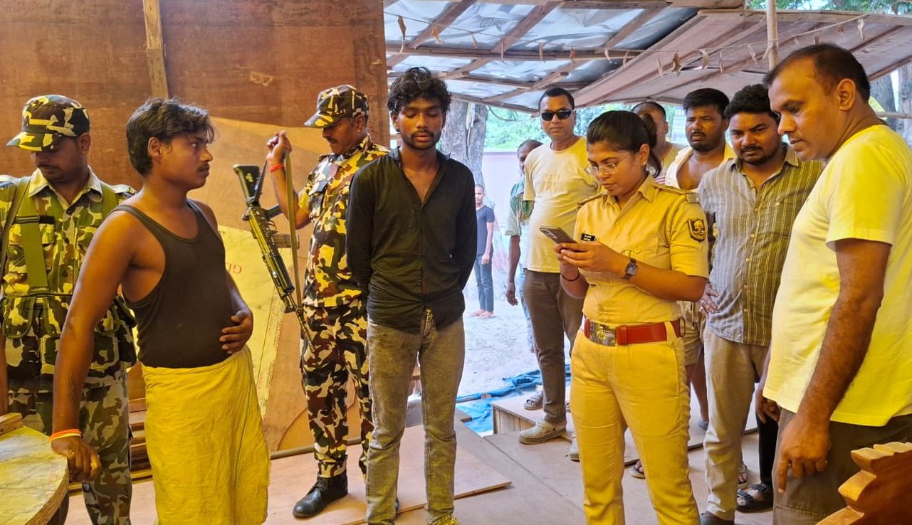 समानों के साथ आरोपित को किया गिरफ्तार
