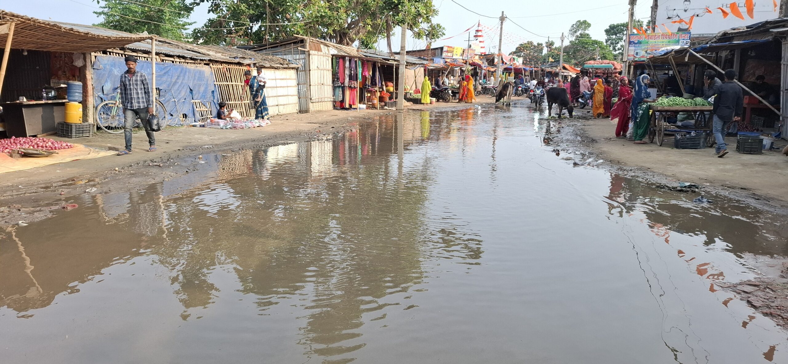 बारिश ने बिगाड़ी शहर की सूरत, आवागमन में परेशानी