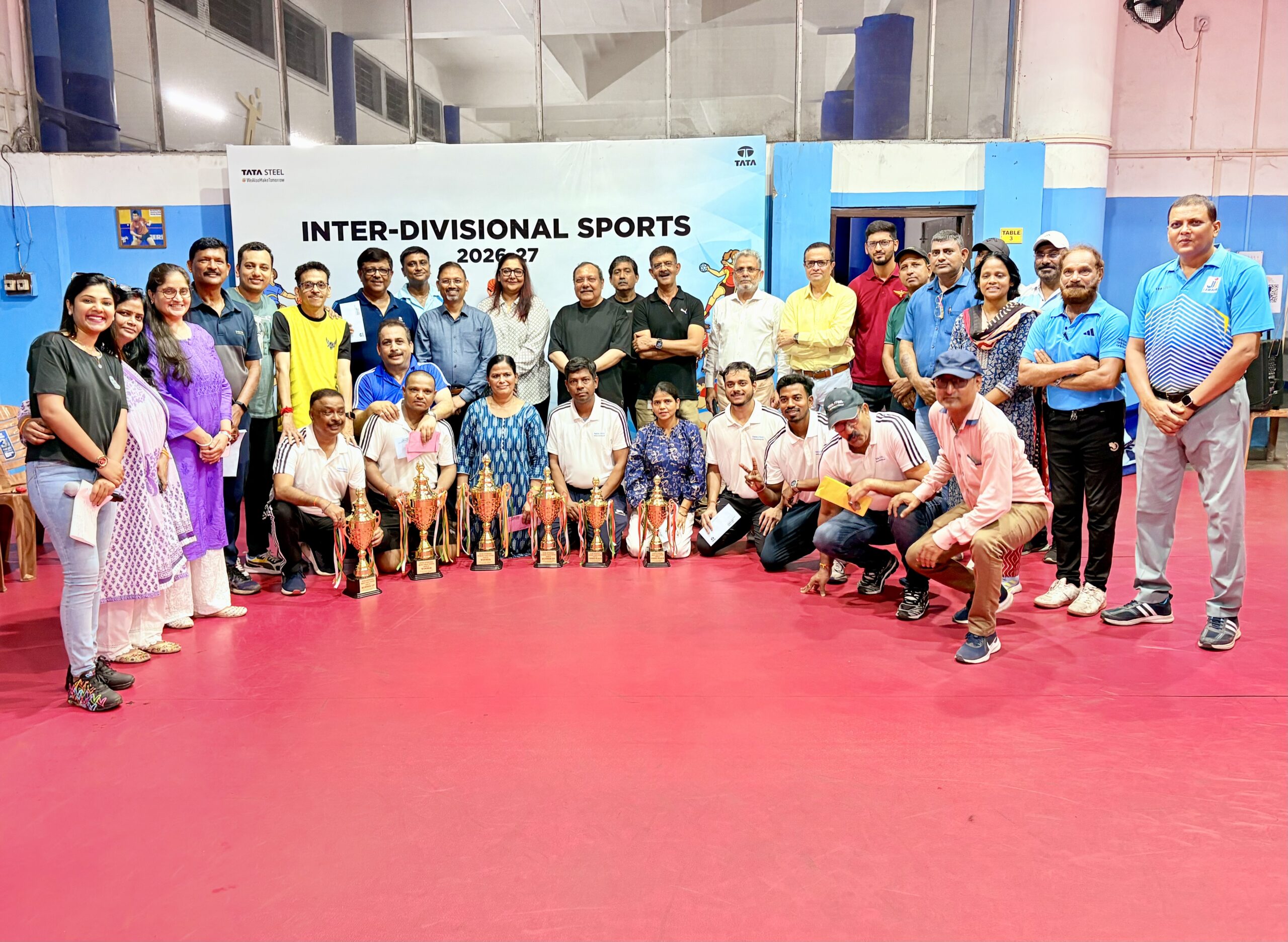 tata steel table tennis : जेनरल ऑफिस ‘ए’ बना चैंपियन, वेस्ट बोकारो ‘बी’ उपविजेता