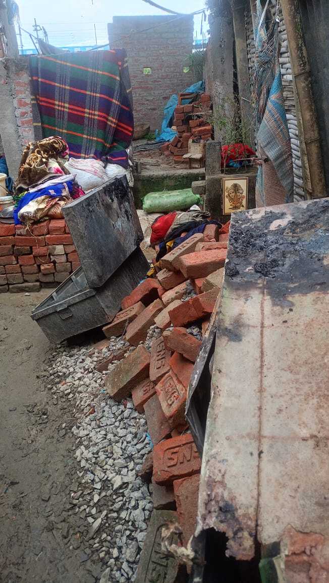 आग लगने से एक घर जला, सामान भी नष्ट