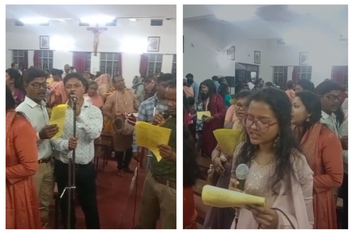 रामगढ़ के संत मेरी चर्च में पास्का जागरण, प्रभु यीशु के पुनर्जीवन पर गूंजे खुशियों के गीत
