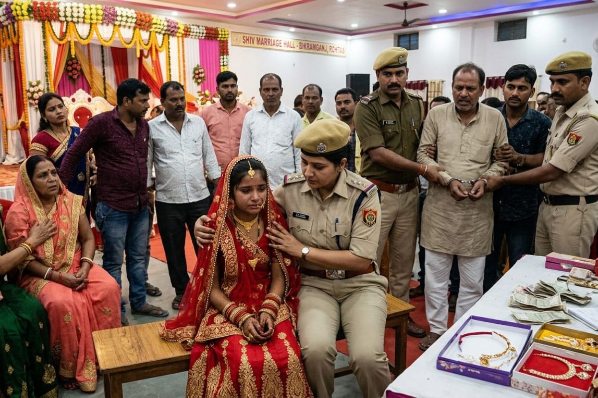 बिहार में शादी के नाम पर लड़की का सौदा, डेढ़ लाख में बिकने वाली थी दुल्हन, दूल्हा समेत 7 गिरफ्तार