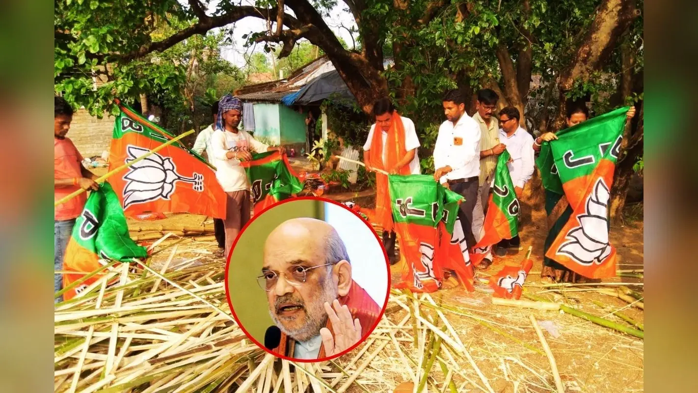 बंगाल चुनाव 2026 के लिए अमित शाह का एक्शन प्लान, खड़गपुर में दिलीप घोष के लिए रोड शो, बांकुड़ा में मेगा रैली