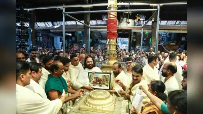 अनंत अंबानी ने गुरुवायुर मंदिर का दौरा किया, 6 करोड़ रुपये दान किये