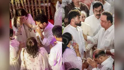 सचिन तेंदुलकर के छलक पड़े आंसू, आशा भोसले को दी आखिरी विदाई, सिराज ने पोती को संभाला