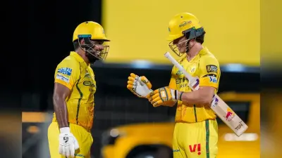 CSK vs KKR: चेन्नई ने बनाए 192 रन, कार्तिक त्यागी ने लिए 2 विकेट