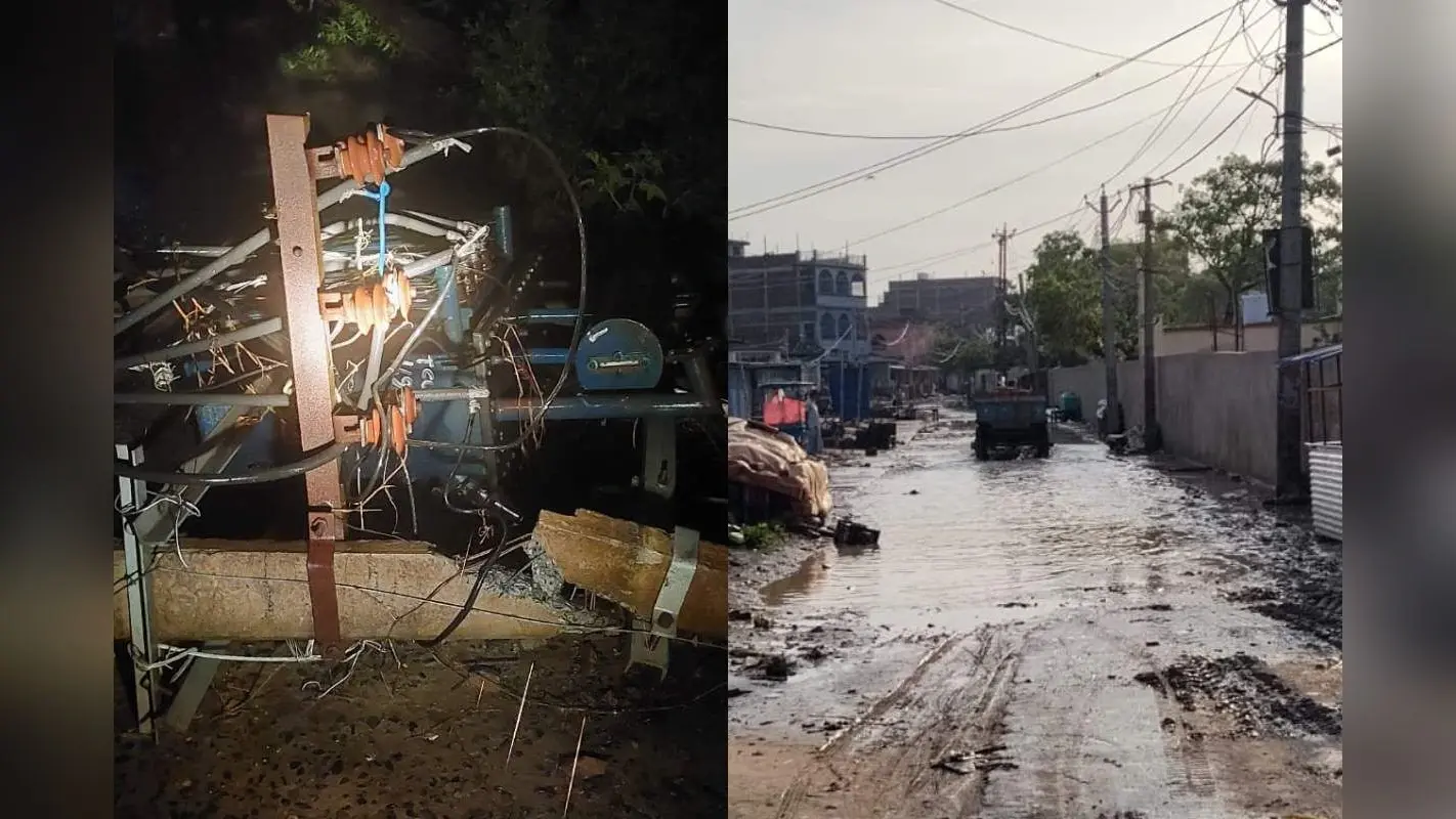 Darbhanga Weather: तेज आंधी-बारिश से दरभंगा में बिजली ठप, चिरैया में बुजुर्ग की मौत