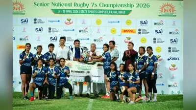 सीनियर नेशनल महिला रग्बी चैंपियनशिप में उपविजेता बनी बिहार की टीम