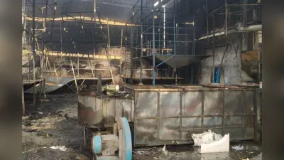 धू-धू कर जली हाजीपुर की फोम फैक्ट्री, जान बचाकर भागे मजदूर, इलाके में मची भगदड़