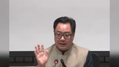 किरेन रिजिजू बोले- महिलाओं को अधिकार न देकर विपक्ष ने किया पाप, कांग्रेस पर लगा काला धब्बा