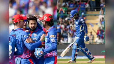 DC vs MI: मुकेश कुमार की घातक गेंदबाजी, तिलक वर्मा को फंसाकर पलटा मैच