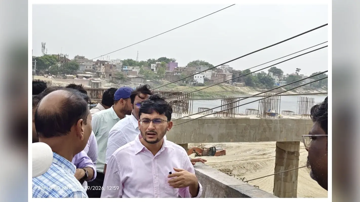 Muzaffarpur: अखाड़ाघाट का नया पुल मार्च 2027 तक होगा चालू, 8 पिलरों पर बन रहा 272 मीटर लंबा पुल