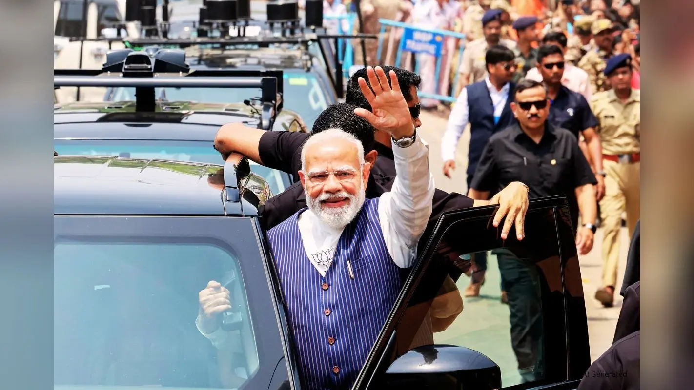बंगाल चुनाव 2026: कोलकाता की सड़कों पर मोदी-मोदी की गूंज, दमदम में बीजेपी का मेगा रोड शो, देखें PHOTOS