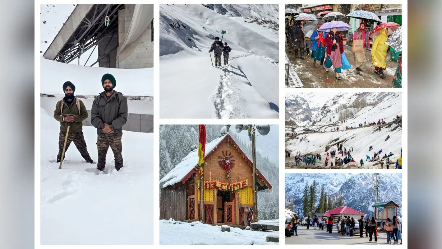 पहाड़ों में फिर लौटी सर्दी, बारिश और बर्फबारी से गिरा तापमान, IMD ने जारी किया येलो अलर्ट