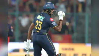 RCB vs GT: Sai Sudharsan ने जड़े 58 गेंद पर 100 रन, क्रिस गेल की लिस्ट में शामिल