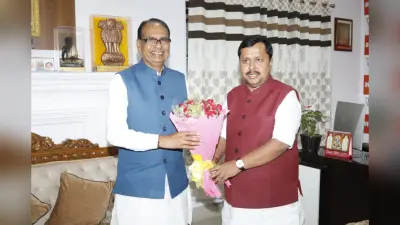 बिहार के नए सीएम के नाम की पर्ची लेकर पटना पहुंचे शिवराज, साथ में नितिन नवीन और विनोद तावड़े भी मौजूद