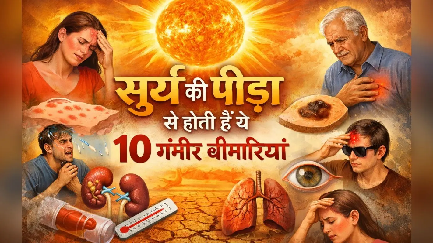 सूर्य की पीड़ा से होती हैं ये 10 गंभीर बीमारियां, जानिए असरदार इलाज और रामबाण उपाय