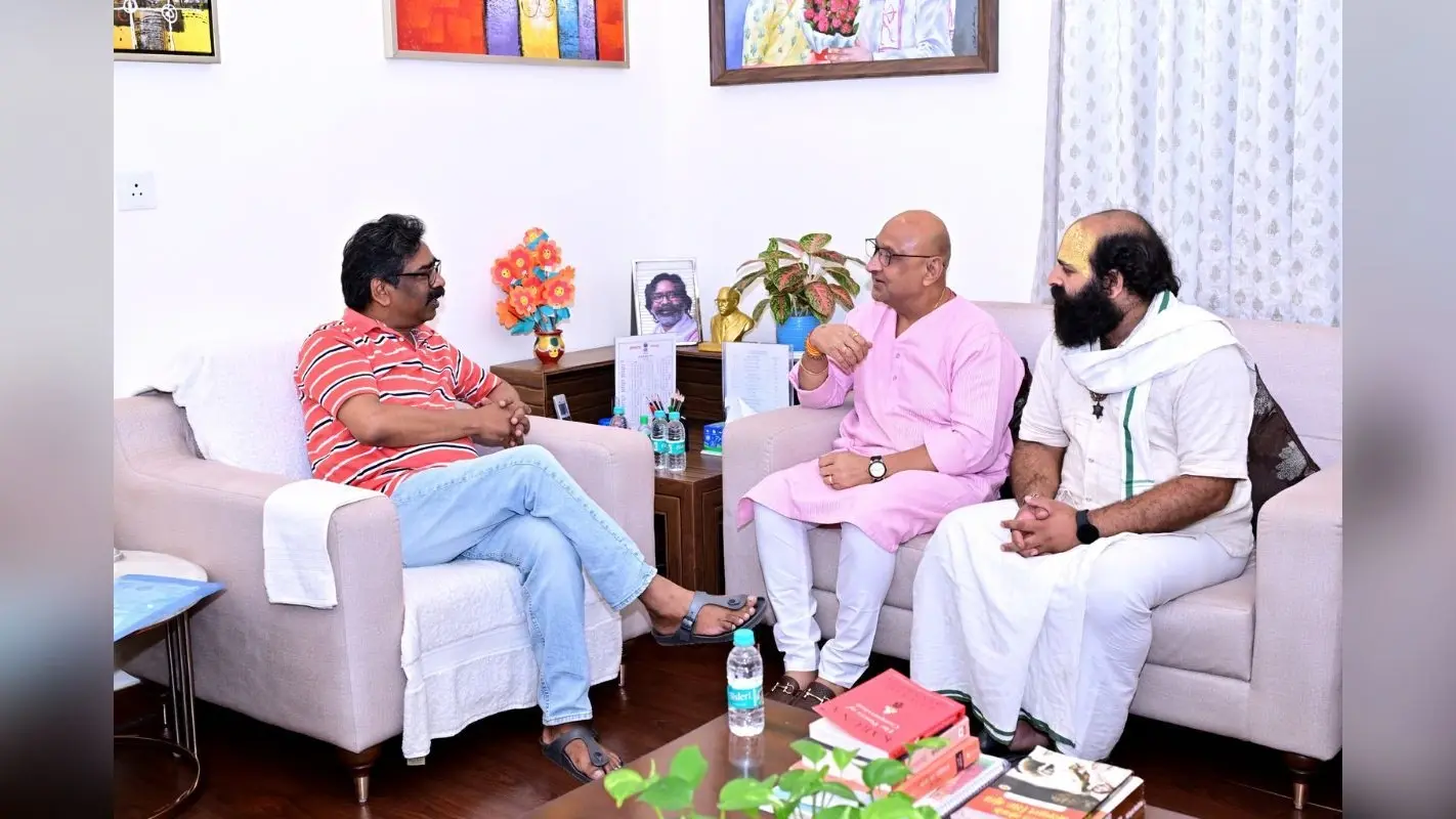 रांची का तपोवन मंदिर बनेगा ‘वर्ल्ड क्लास’: CM हेमंत सोरेन बोले- सरकार करेगी सहयोग