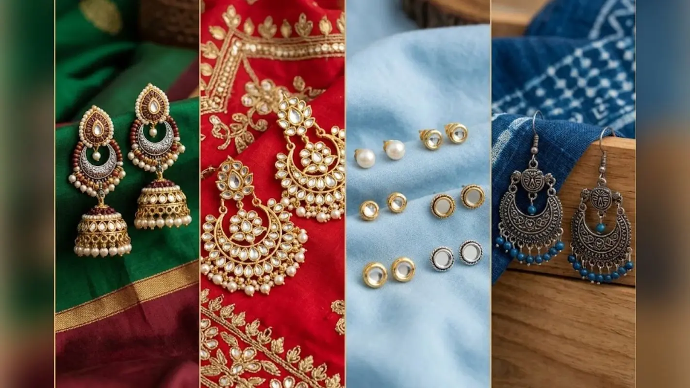 5 ट्रेंडिंग इयररिंग डिजाइन जो सूट के साथ दें परफेक्ट और स्टाइलिश लुक
