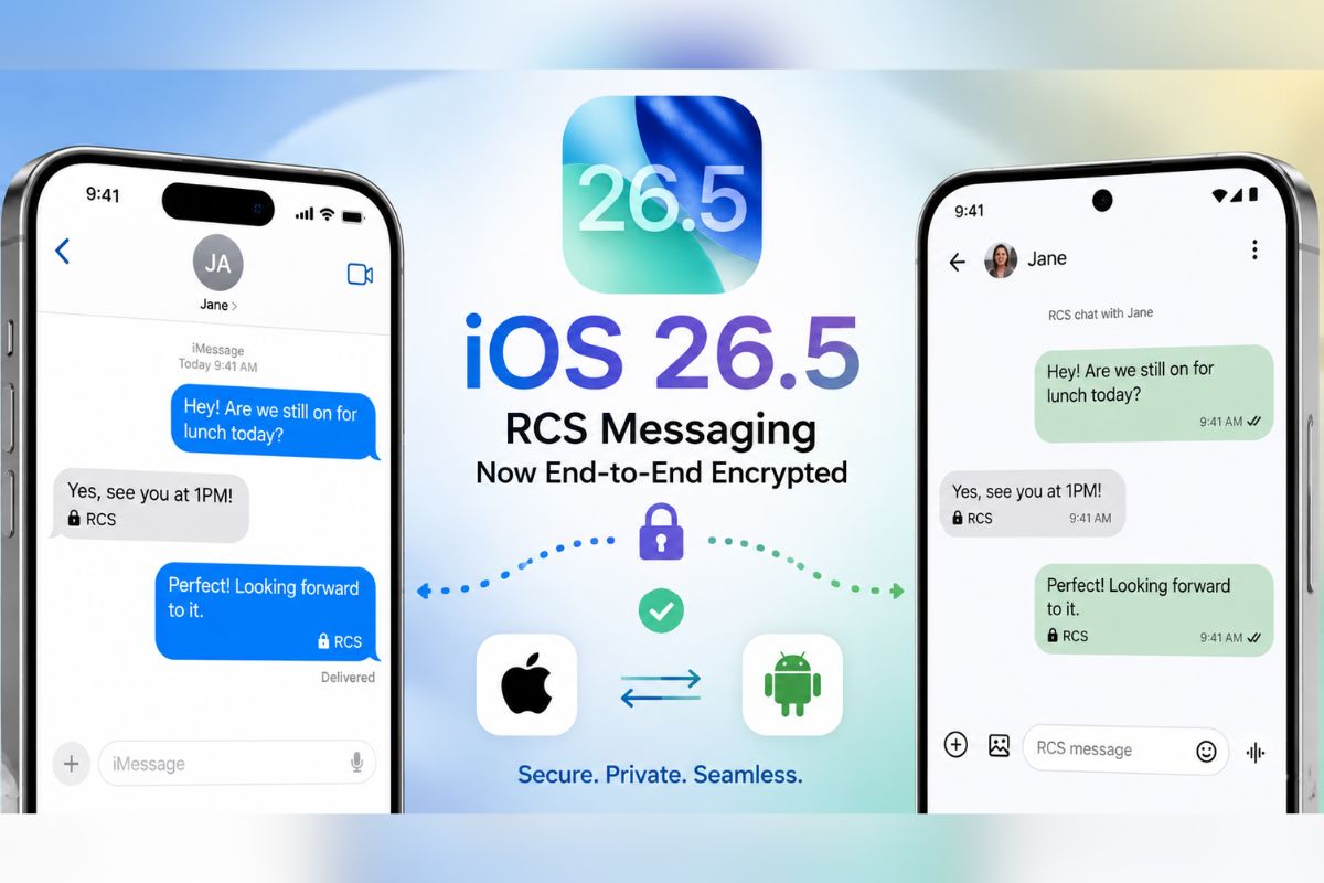 iOS 26.5 अपडेट के साथ बढ़ेगी Apple यूजर्स की प्राइवेसी, अब iPhone और Android के बीच चैट्स होंगी एन्क्रिप्टेड