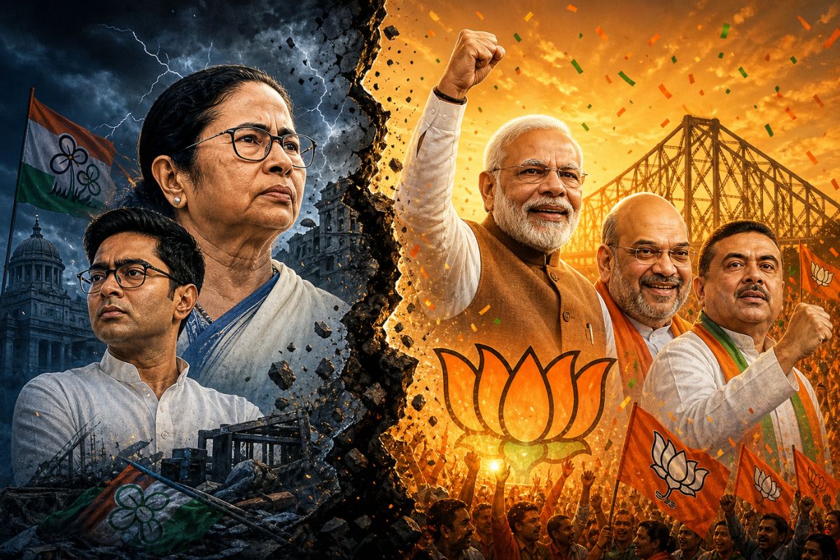 ढहा कलकत्ता का किला: BJP ने बंगाल में लगाई सेंध, ‘स्ट्रीट फाइटर’ दीदी को मिली ऐतिहासिक हार