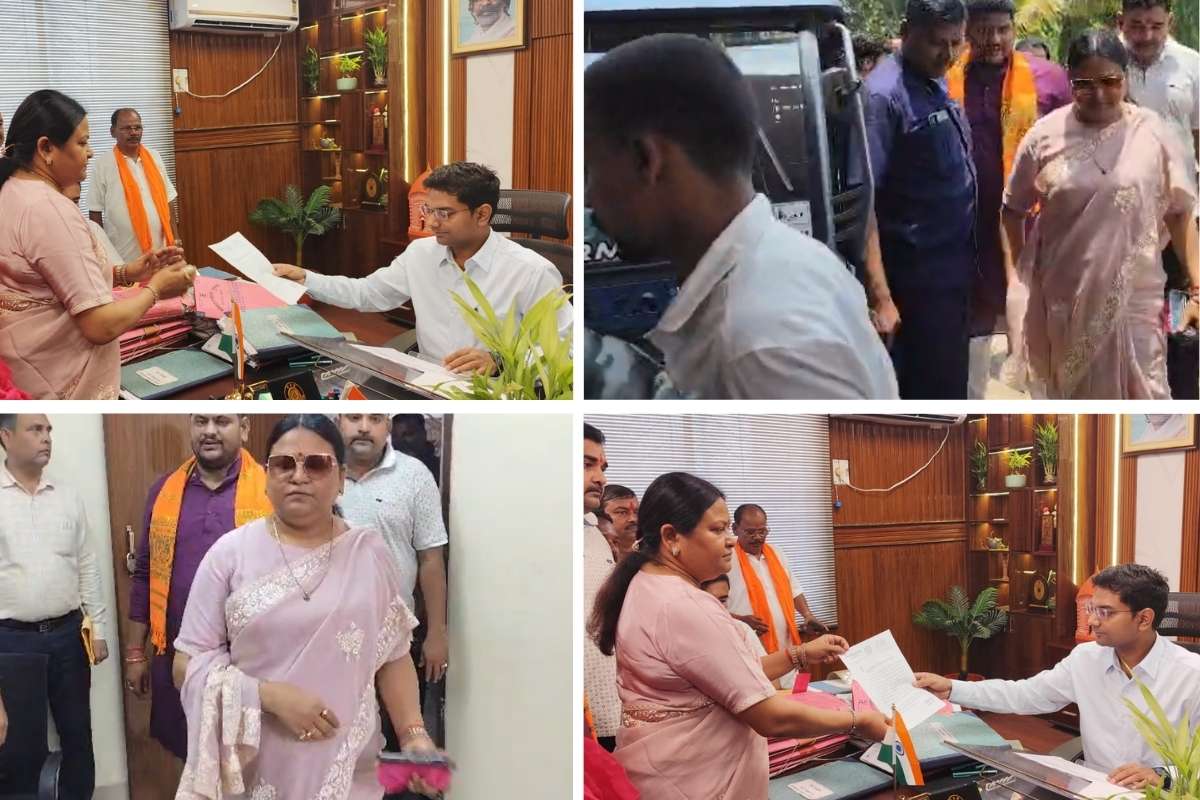 दुमका में बिजली-पानी संकट पर सीता सोरेन ने सौंपा ज्ञापन, ई-रिक्शा से पहुंचीं समाहरणालय