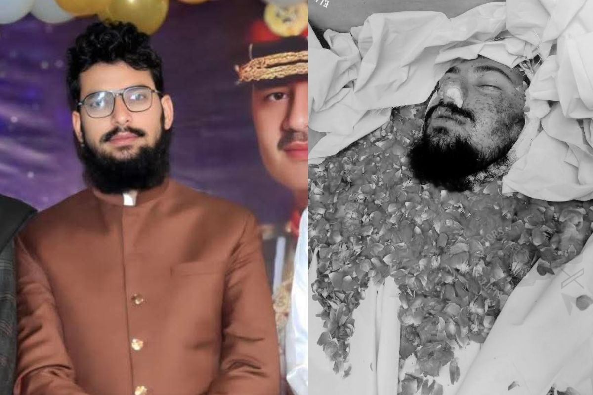 पुलवामा हमले के मास्टरमाइंड हमजा के जनाजे में ‘धुरंधर’ का खौफ, AK-47 की फौज के साथ पहुंचे कई आतंकी