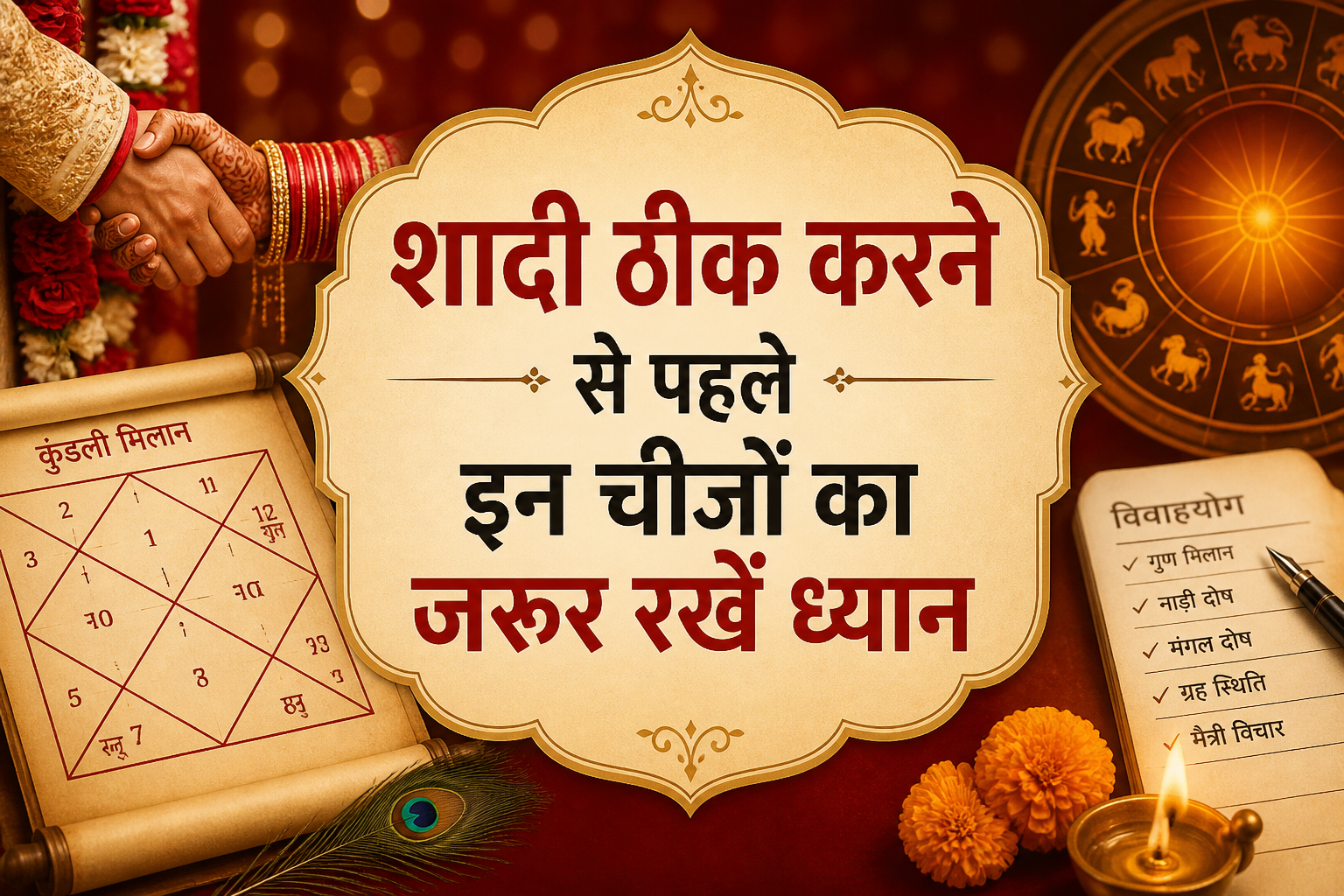 शादी से पहले नाड़ी और मांगलिक दोष क्यों है जरूरी? जानें कुंडली मिलान का सच