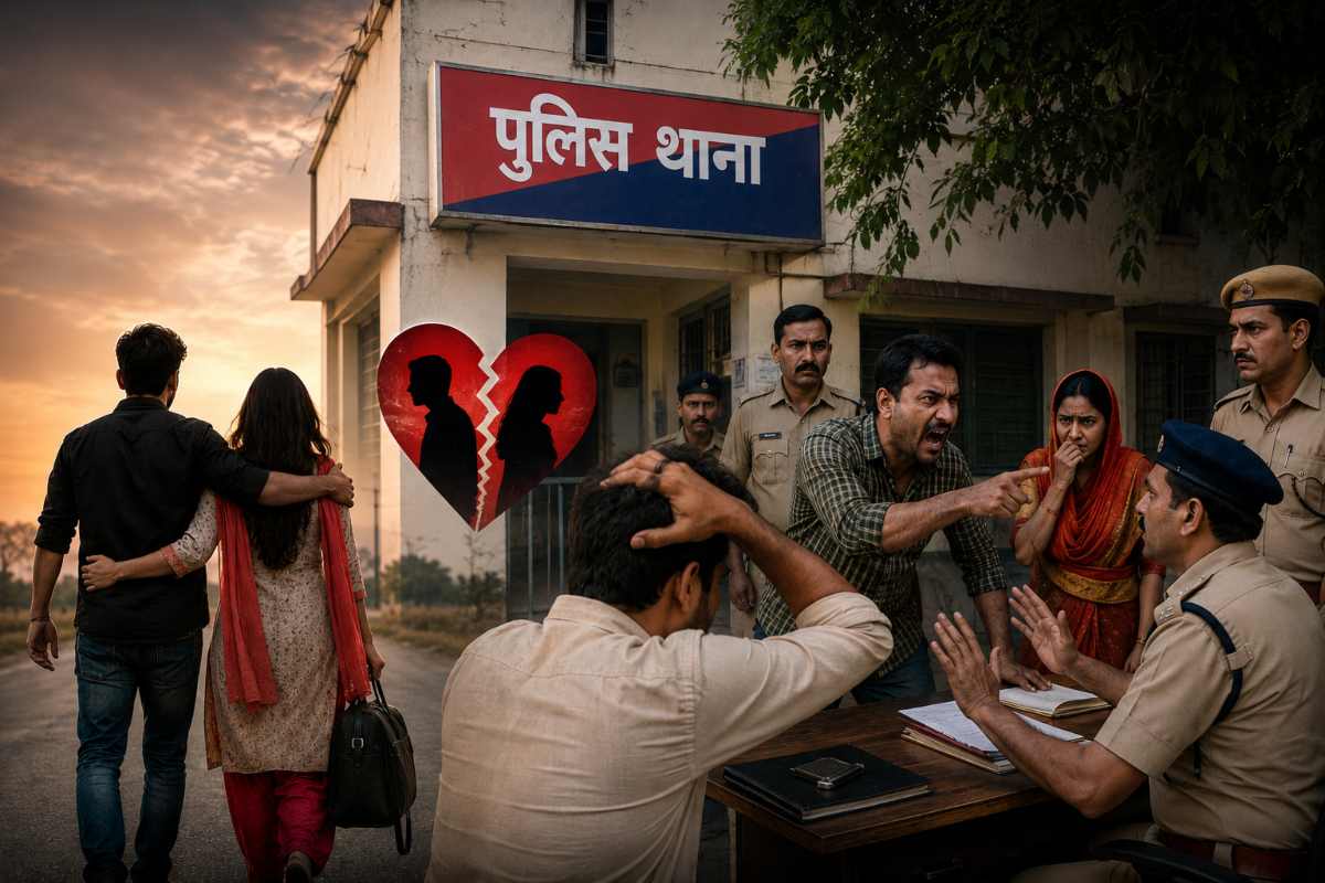 मुजफ्फरपुर: दोस्त की पत्नी को लेकर फरार हुआ युवक, थाने में चार घंटे तक चला हाई वोल्टेज ड्रामा