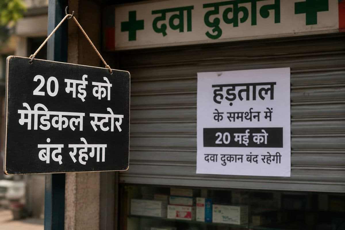 मुजफ्फरपुर: ई-फार्मेसी के विरोध में 20 मई को देशव्यापी हड़ताल, बंद रहेंगी दुकानें