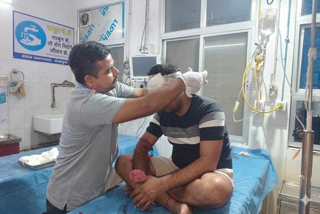शेखपुरा में अपराधियों के हौसले बुलंद, छुट्टी पर घर आए सीआरपीएफ अधिकारी, उनके पुत्र और साले पर जानलेवा हमला