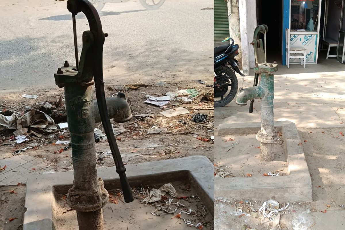डुमरिया में भीषण गर्मी के बीच प्यास से तड़पते रहे लोग, मंझौली बाजार में पानी की तलाश में भटक रहे ग्रामीण