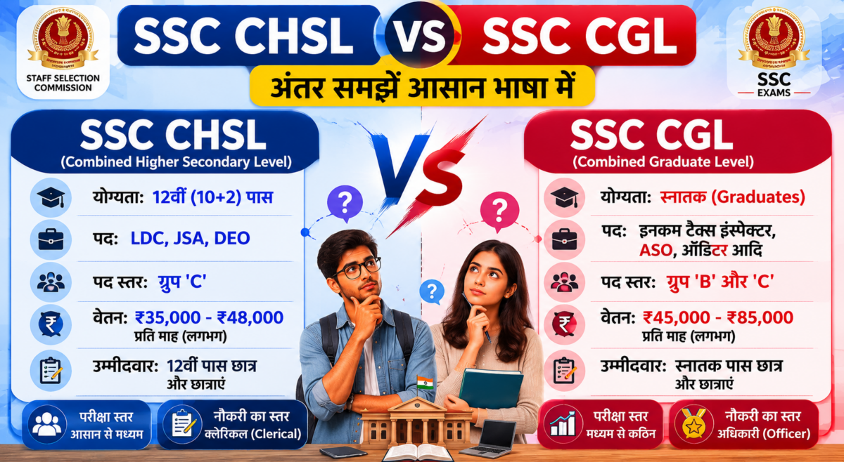 SSC CGL and SSC CHSL 