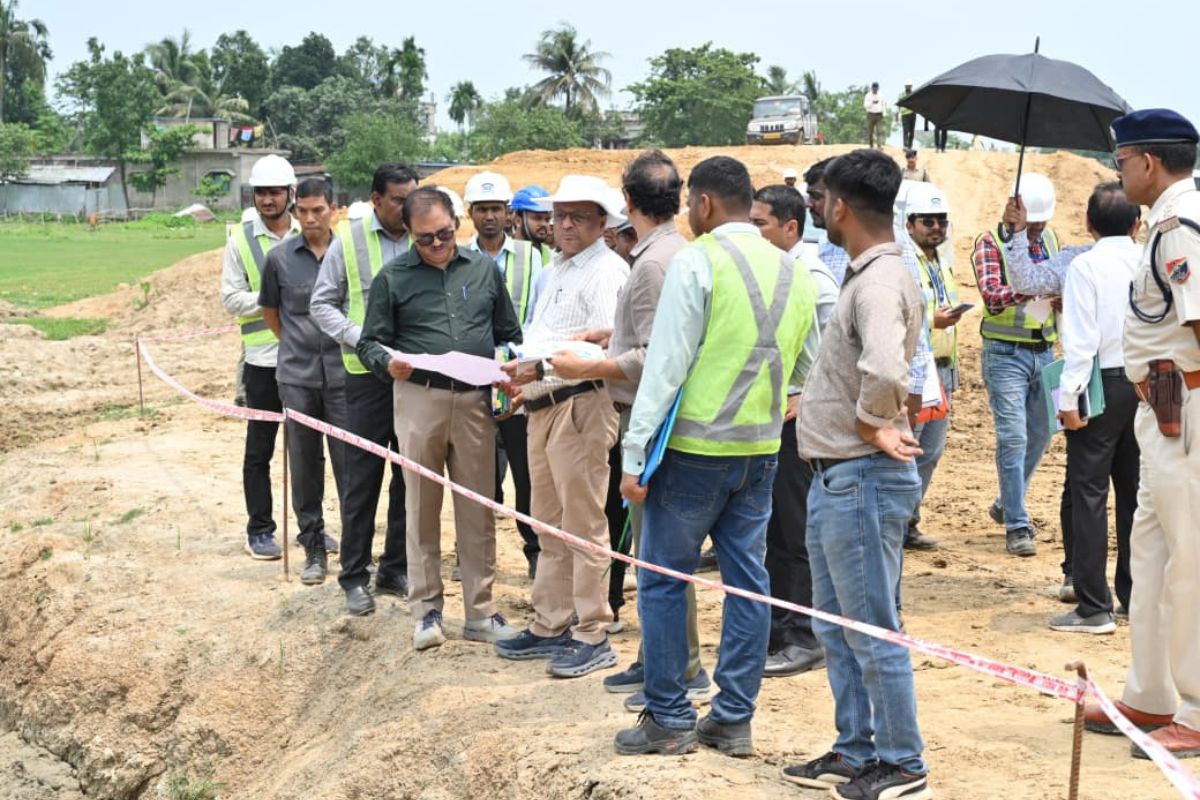 1181 करोड़ की नई रेल लाइन परियोजना का जीएम ने किया निरीक्षण, मार्च 2027 तक पूरा करने का लक्ष्य
