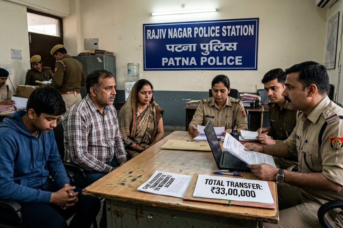नाबालिग बेटे का बड़ा खेल, पड़ोसी के खाते में मां के मोबाइल से भेजा 33 लाख रुपये