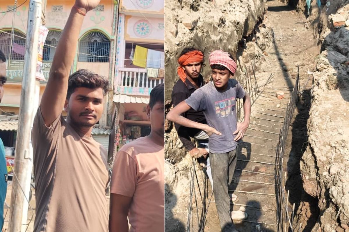 ब्रेकिंग न्यूज : मढ़ौरा में नाला निर्माण में धांधली पर फूटा लोगों का गुस्सा, काम रोका