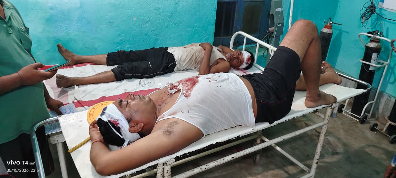 मक्का सुखाने को लेकर दो भाइयों में विवाद, मारपीट में दर्जनभर लोग घायल