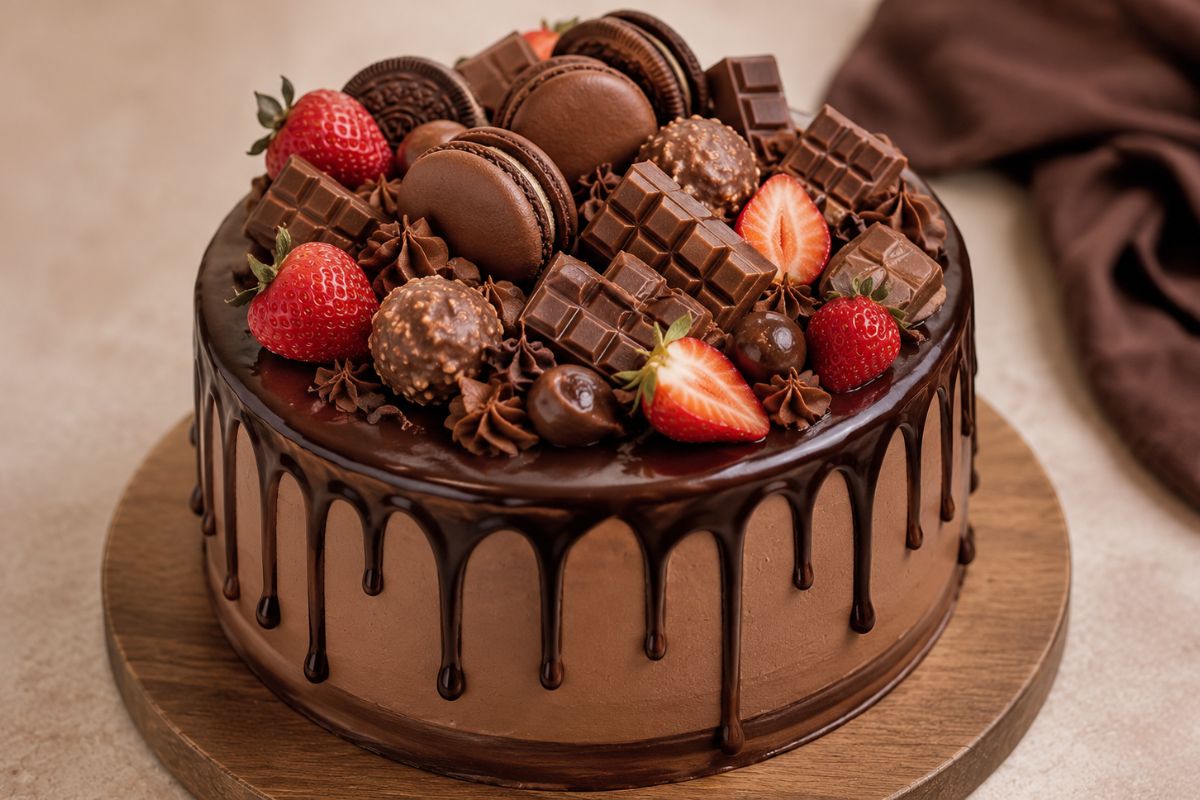 chocoalte dip cake
