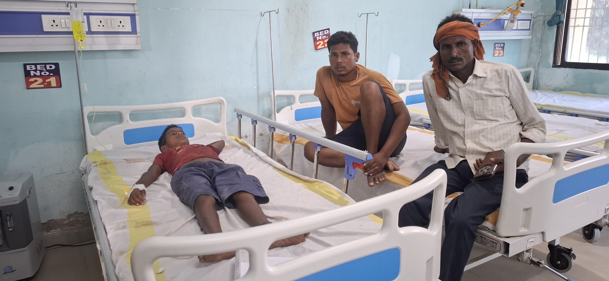 करंट की चपेट में आने से बच्चा झुलसा, इलाजरत